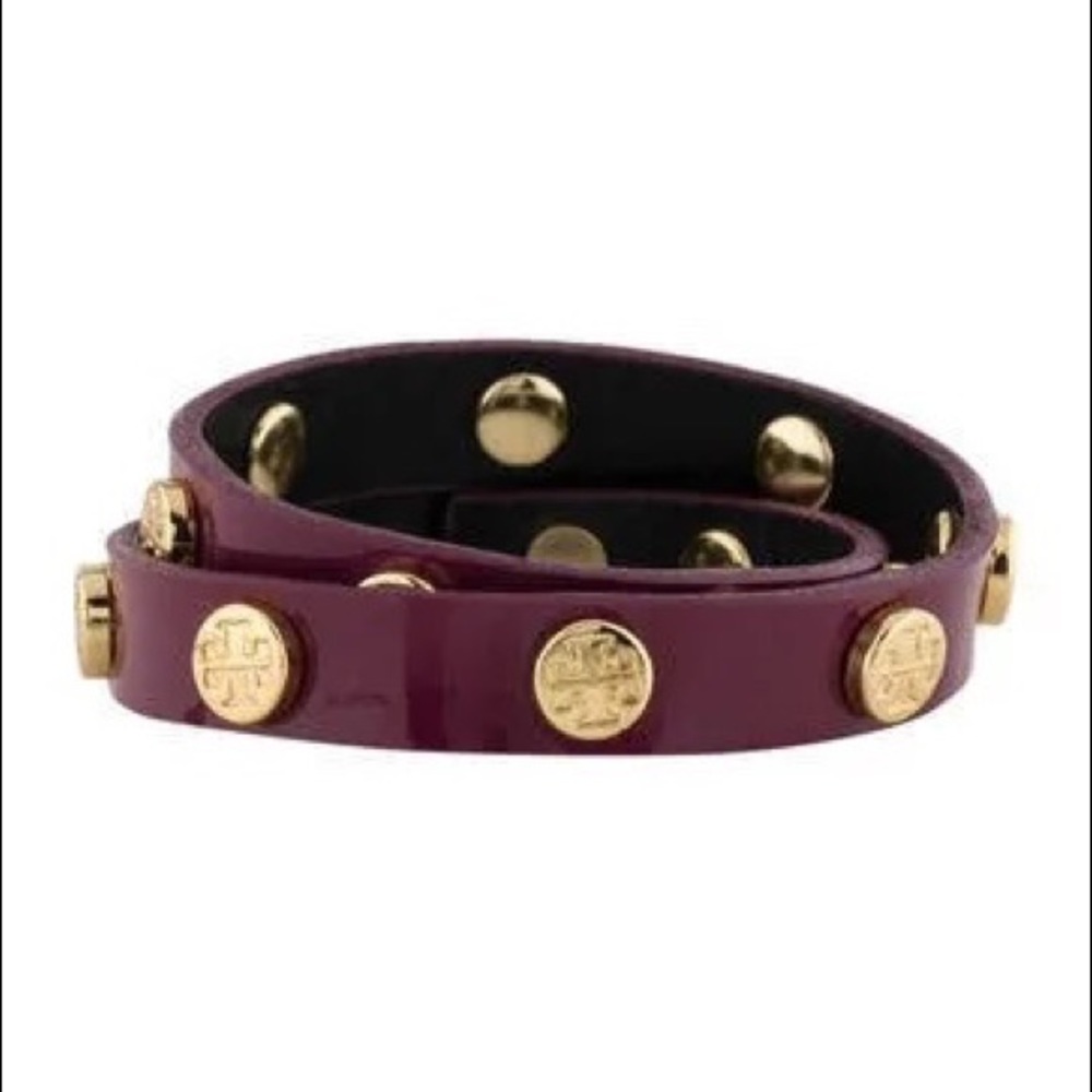 Tory Burch Burgundy Wrap Bracelet